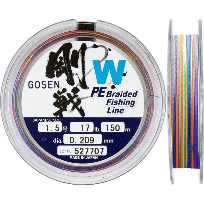 ANGELSCHNUR GEFLOCHTEN MEER GOSEN W MEHRFÄRBIG - 150M UND 300M 3 ANGELSCHNUR GEFLOCHTEN MEER GOSEN W MEHRFÄRBIG - 150M UND 300M