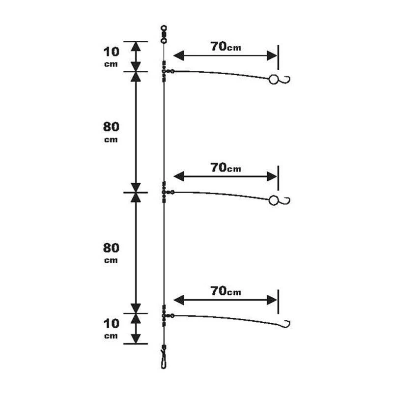 BAS DE LIGNE SUNSET SURFCASTING RS COMPETITION SURFCASTING RS COMPETITION SPECIAL MULET - FLUORO 4 BAS DE LIGNE SUNSET SURFCASTING RS COMPETITION SURFCASTING RS COMPETITION SPECIAL MULET - FLUORO – Bild 2