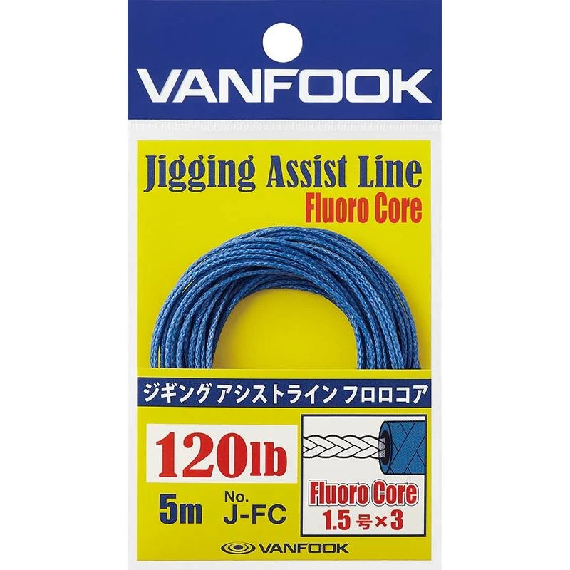 FLUOROCARBONE VANFOOK JIGGING ASSIST LINE FLUORO CORE J-FC 3 FLUOROCARBONE VANFOOK JIGGING ASSIST LINE FLUORO CORE J-FC