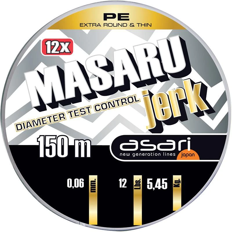 TRESSE ASARI MASARU JERK - ARGENT - 150M 3 TRESSE ASARI MASARU JERK - ARGENT - 150M