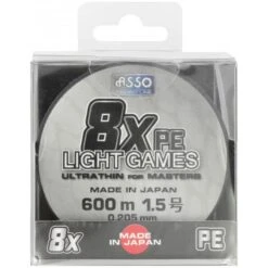 TRESSE ASSO LIGHT GAME 8X - MULTICOLORE - 300M