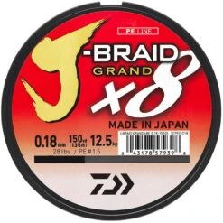TRESSE DAIWA J-BRAID GRAND X8 BLEU - 135M