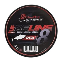TRESSE ULTIMATE FISHING UF PE LINE X8 FIGHTING 600 RED - 600M
